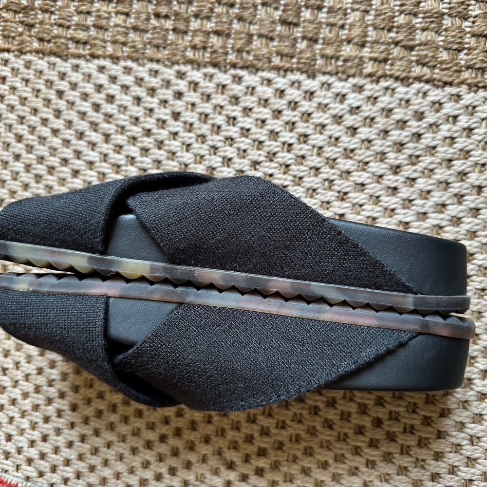 Rothy's Black The Weekend Slide Sandals - Picture 3 of 4